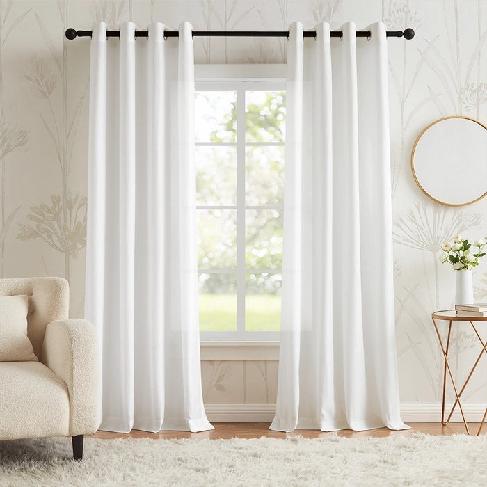 Lumi Grommet Design Minimalist Sheer Curtain,Living room