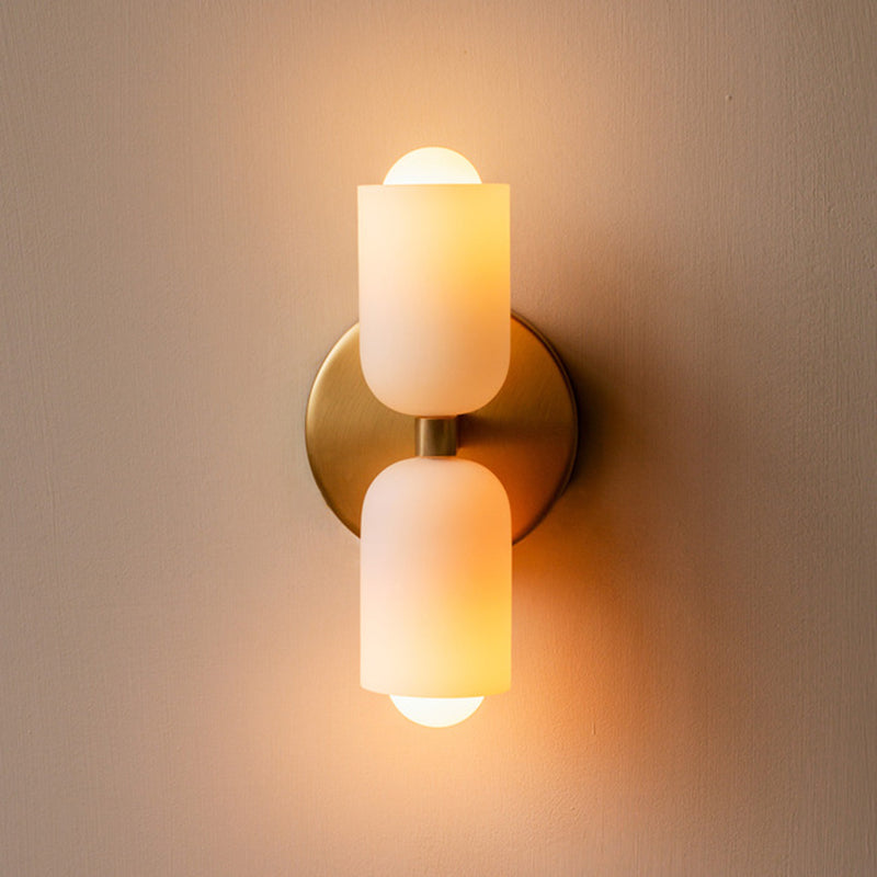 Morandi Modern LED Wall Lamp Gold Black Living Room Bedroom