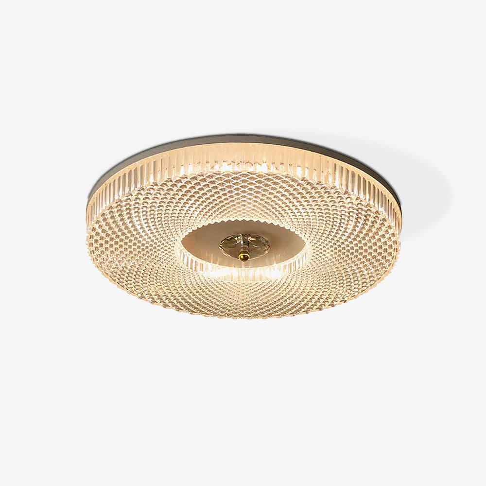 Marliyn Modern Round LED Flush Mount Ceiling Light White/Gold/Black Bedroom
