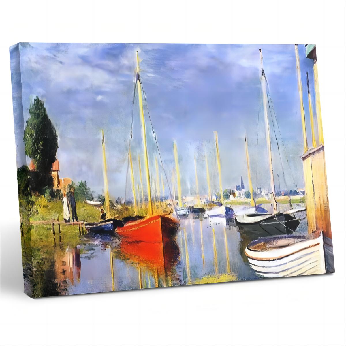 Yachts at Argenteuil - Vintage Wall Art Prints Decor For Living Room