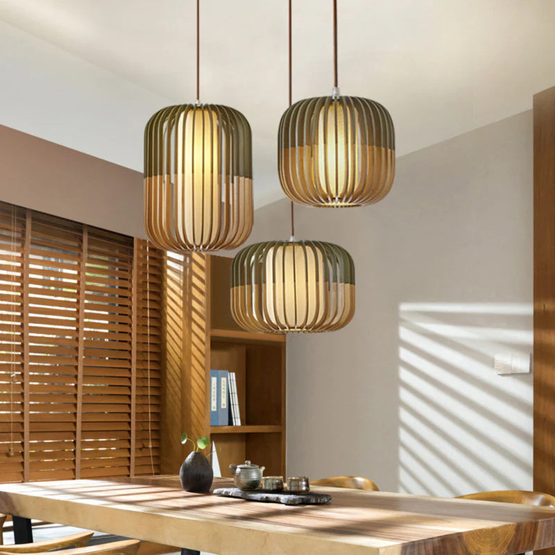 Do You Love Wooden strip Pendant Lights?