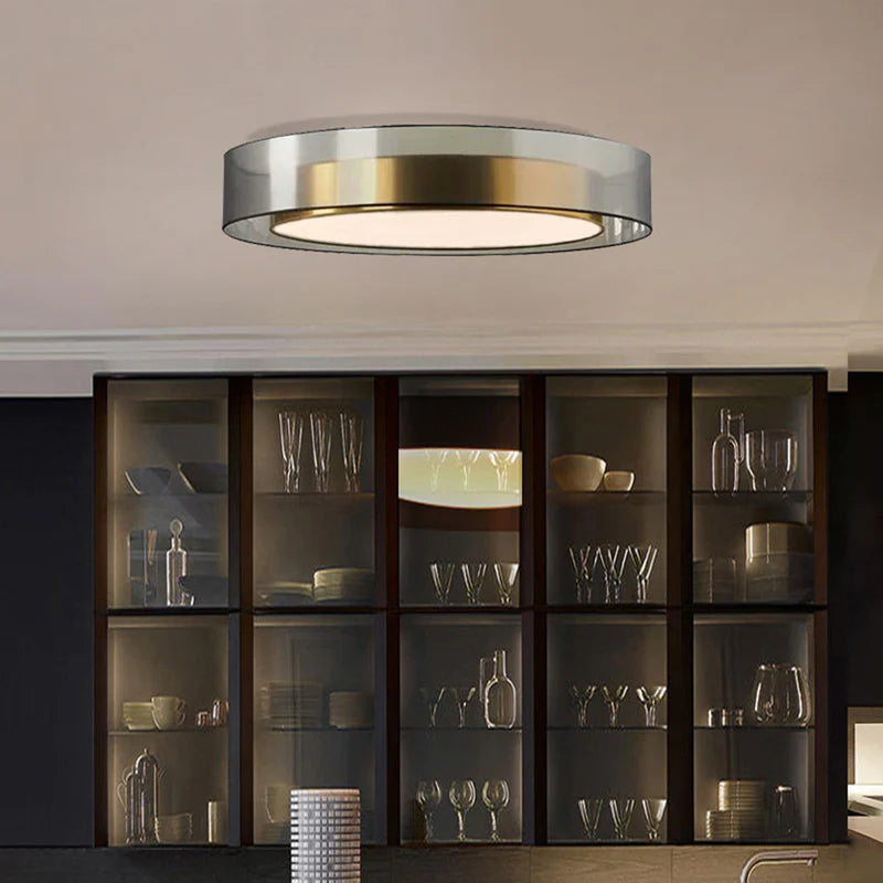 Stylish Double Layer Flush Mount Ceiling Light Design
