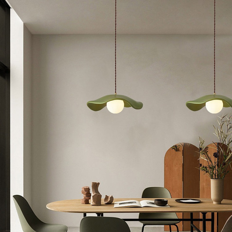 Byers Nordic LED Pendant Light Metal Resin Dining Room