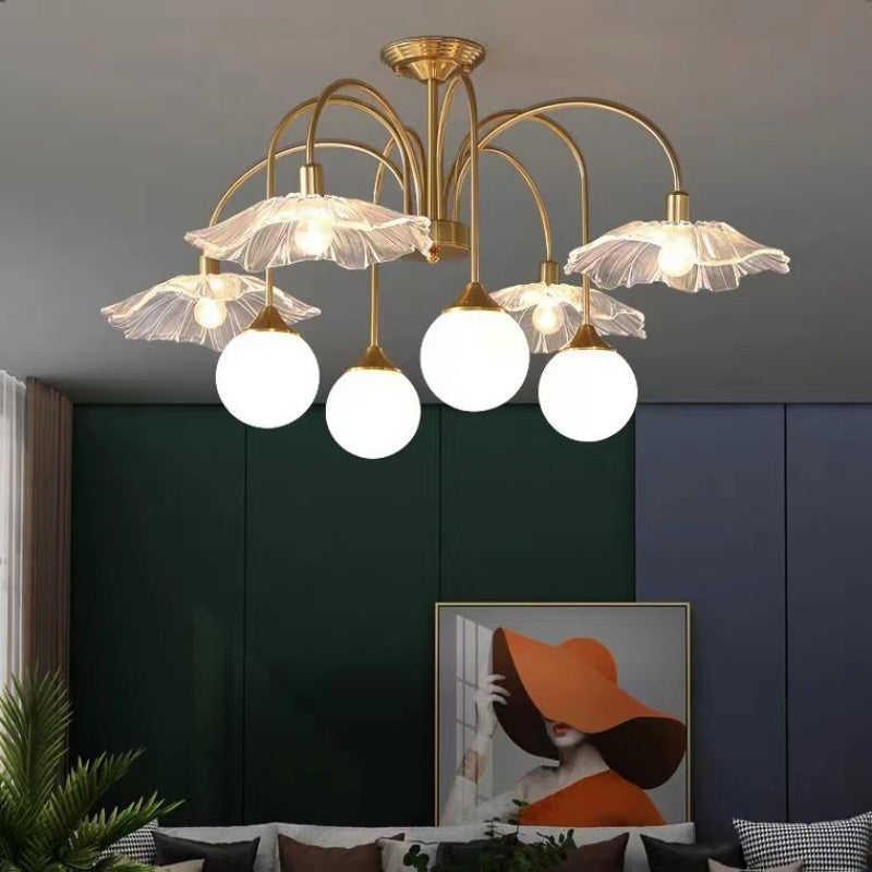 Hailie Nordic LED Chandelier Glass Living Dining Room Bedroom