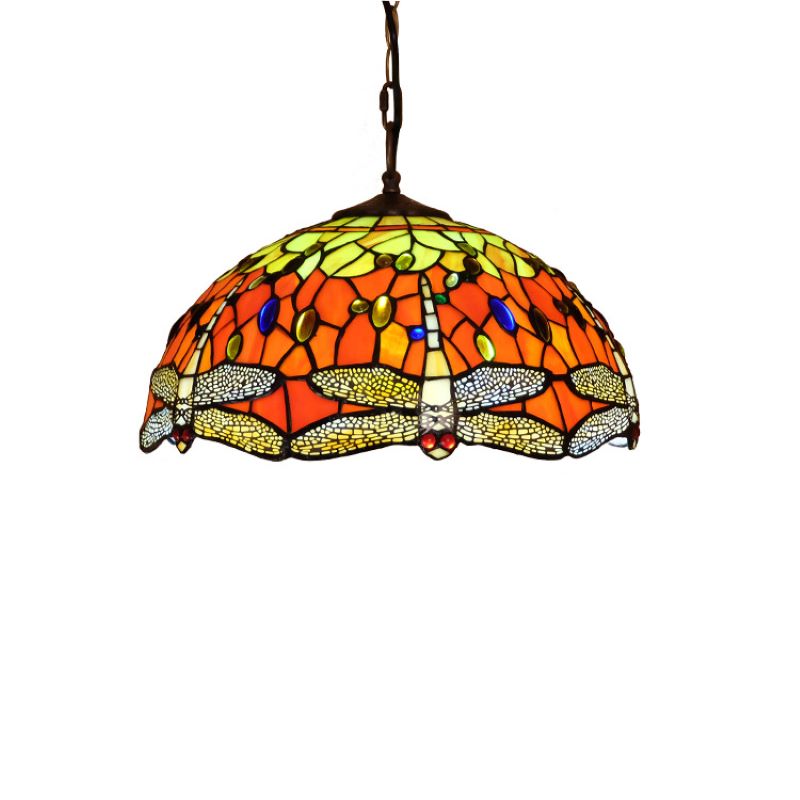 Eryn Vintage Art LED Pendant Light Colorful Glass Living Room