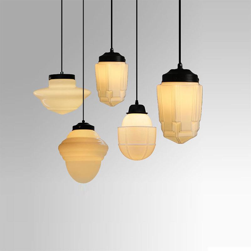 Hailie Minimalist LED Pendant Light Glass Dining Room