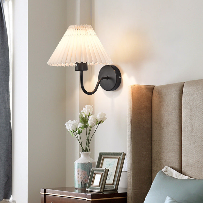 Eryn Nordic Vintage Indoor Wall Lamp Brass Metal Bedroom