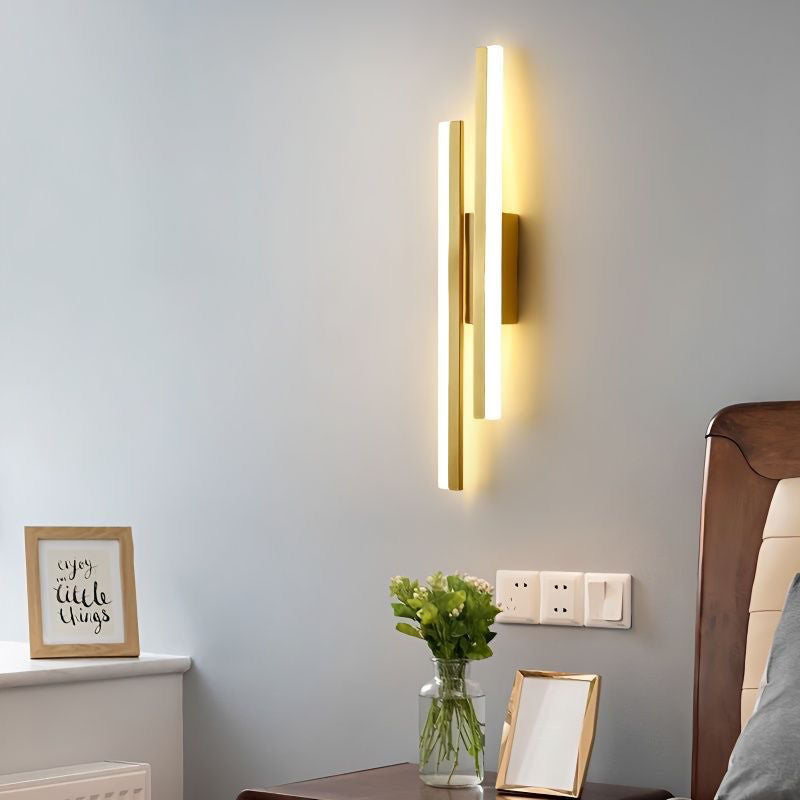 Alana Minimalist Geometric Wall Lamp Acrylic Metal