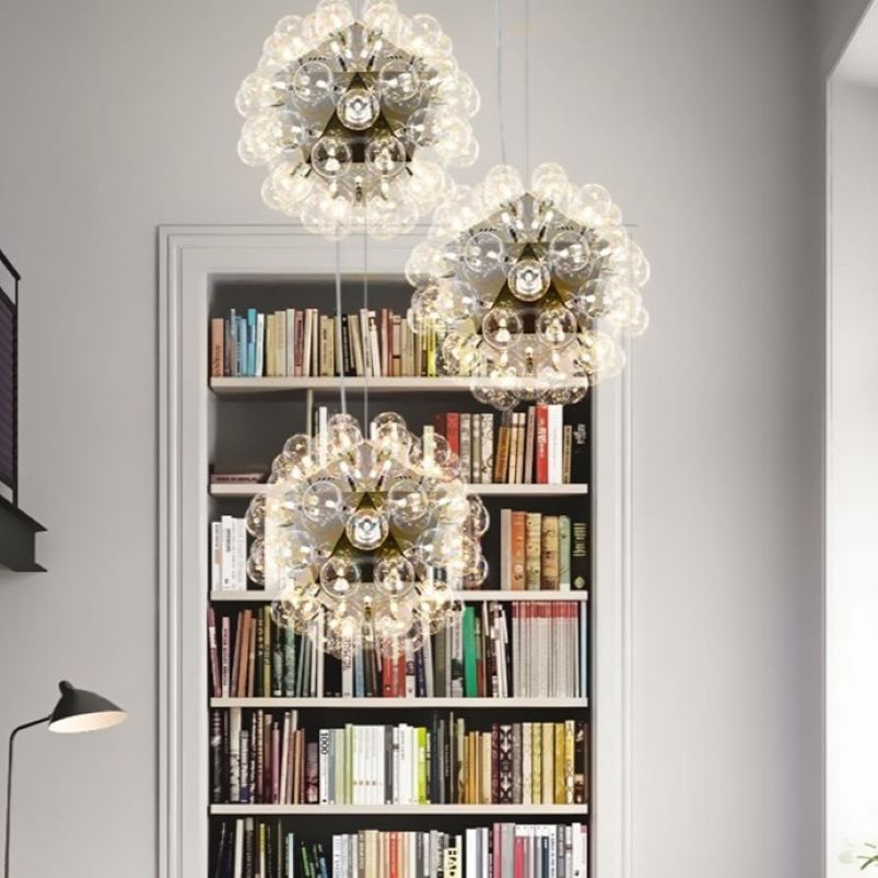 Alessio Modern LED Pendant Light Metal Glass Living Room/Bedroom