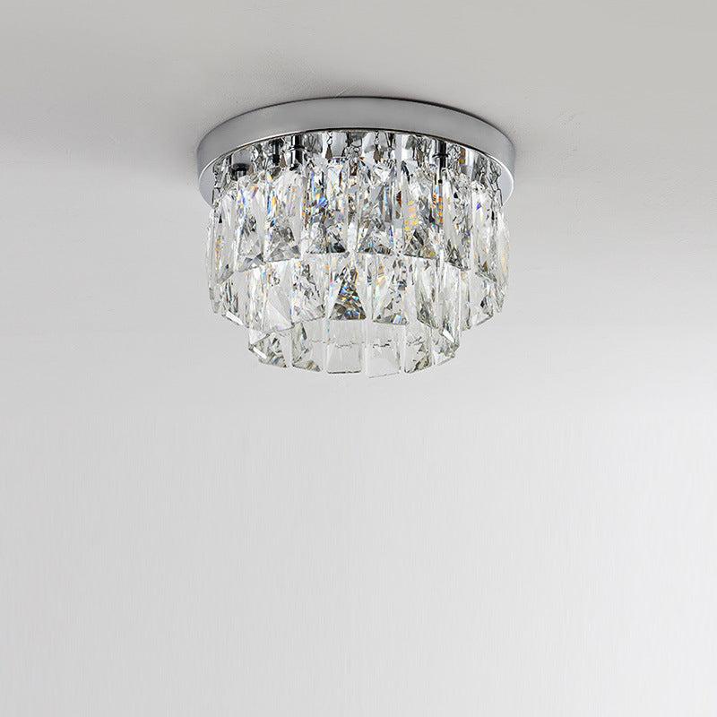 Kristy Luxury Round LED Flush Mount Ceiling Light Living Room