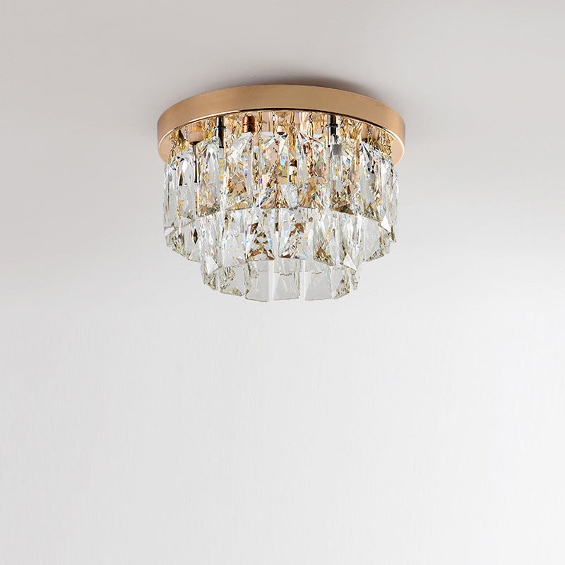 Kristy Luxury Round LED Flush Mount Ceiling Light Living Room