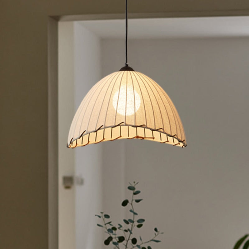 Boho Decorative LED Pendant Light Fabric Bedroom Restaurant