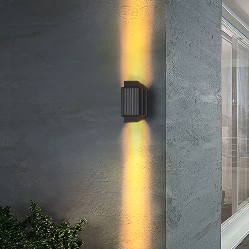 Orr Rectangular Up & Down Light Outdoor Wall Lamp, 6.5"/7.5"