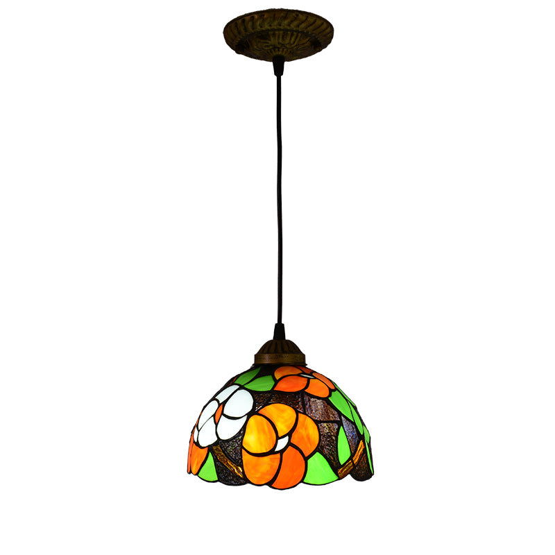 Eryn Vintage Pendant Light Design Colorful Glass Metal Living Room
