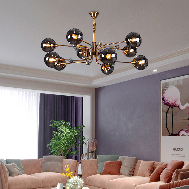 Valentina Nordic Modern Chandelier Metal Living Room