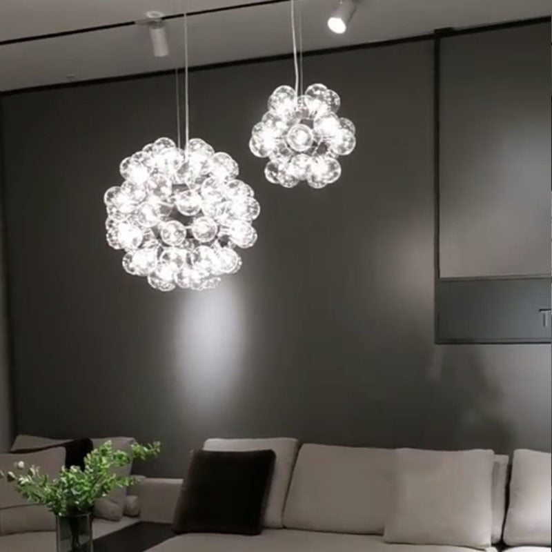 Alessio Modern LED Pendant Light Metal Glass Living Room/Bedroom