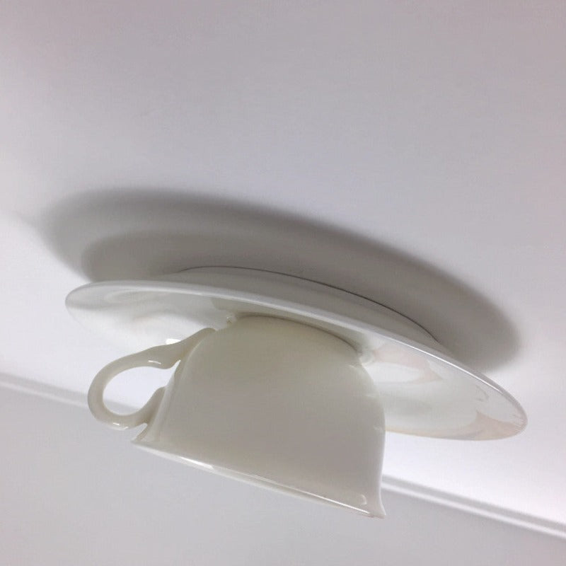 Cairns Pure Cup Ceramic Flush Mount Ceiling Light Living Room