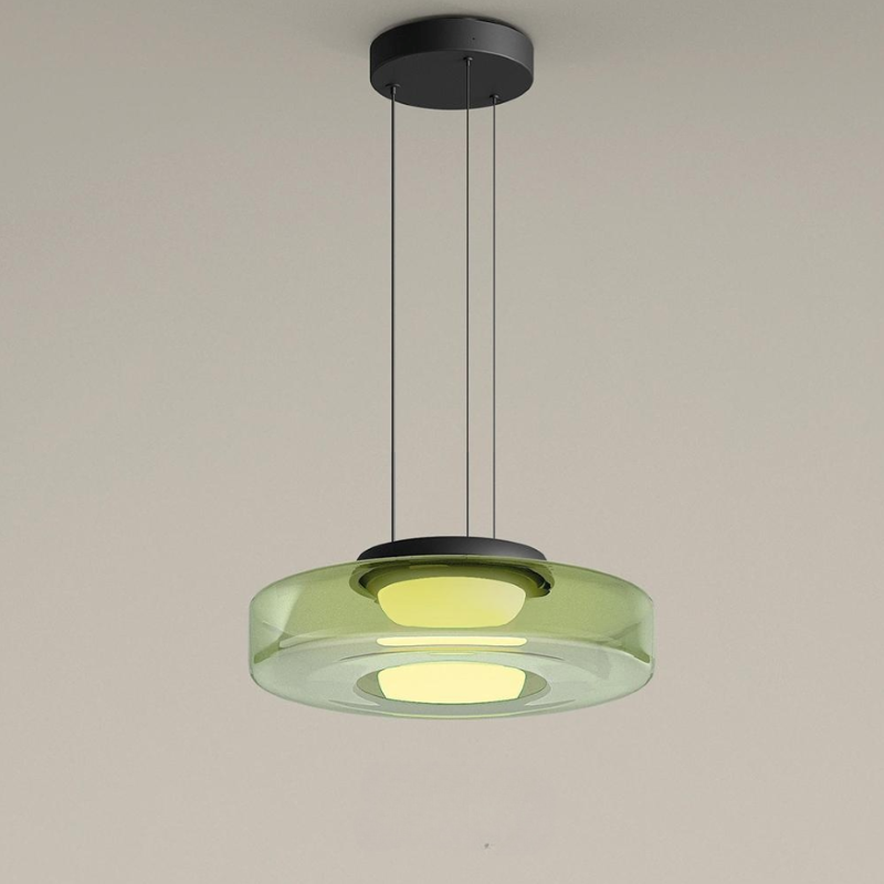 Hailie Modern Kitchen Island Glass Pendant Light Living Room