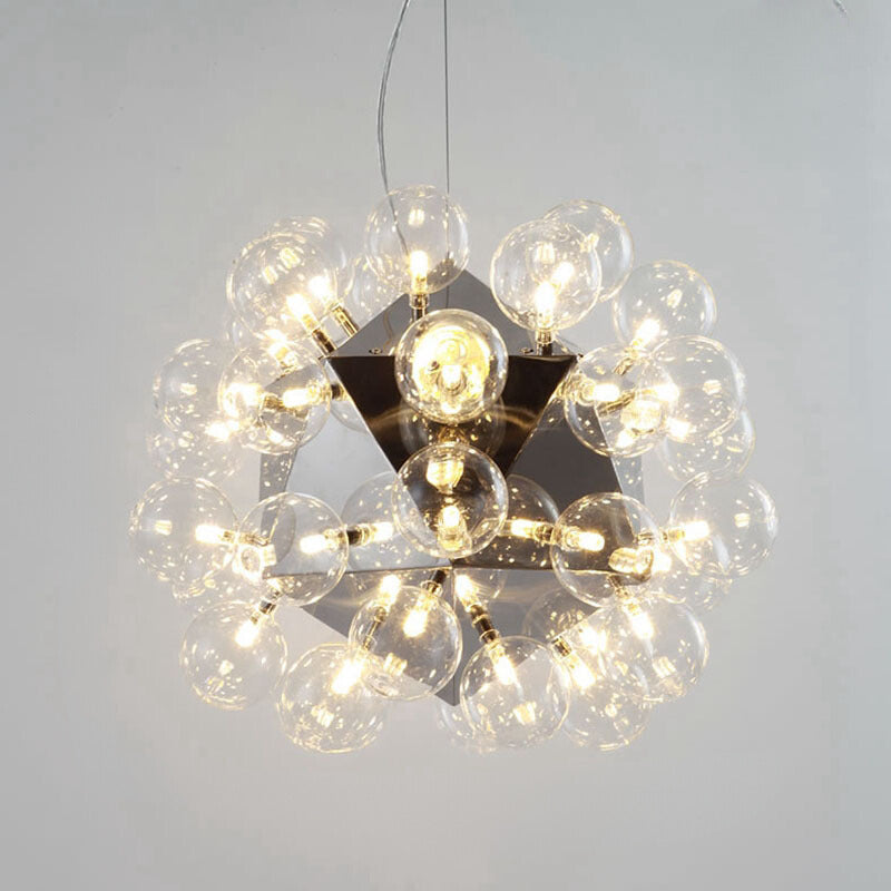 Alessio Modern LED Pendant Light Metal Glass Living Room/Bedroom