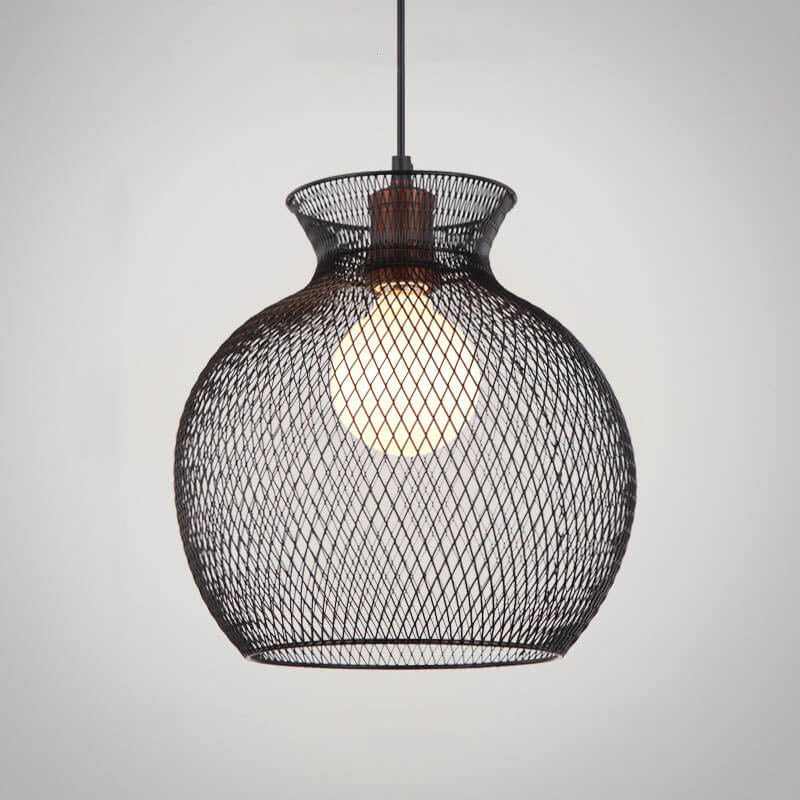 Herbert Special LED Pendant Light Black Metal Living Room/Bedroom