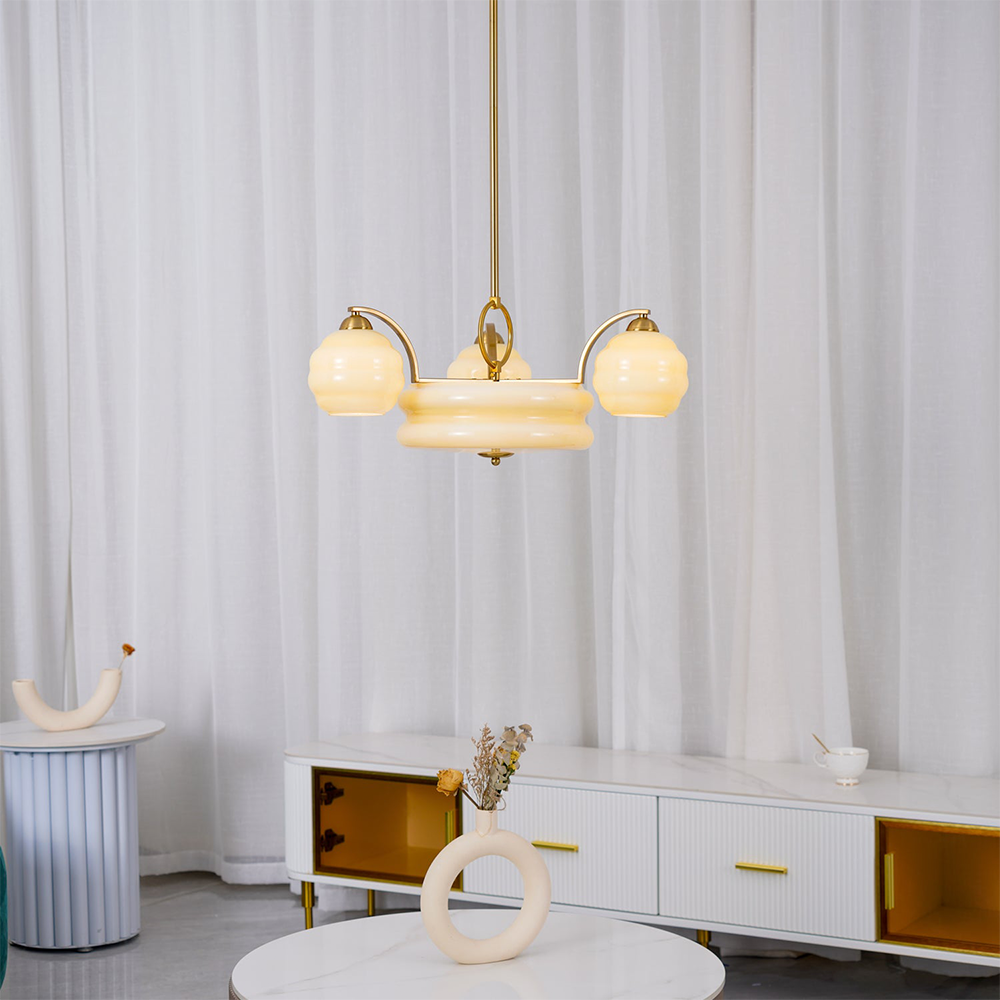 Valentina Luxurious Pendant Light Metal/Glass Bedroom/Living Room
