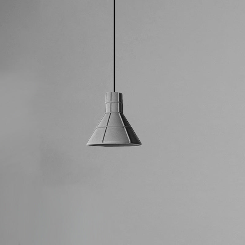 Byers Industrial LED Modern Pendant Light Cement Living Room