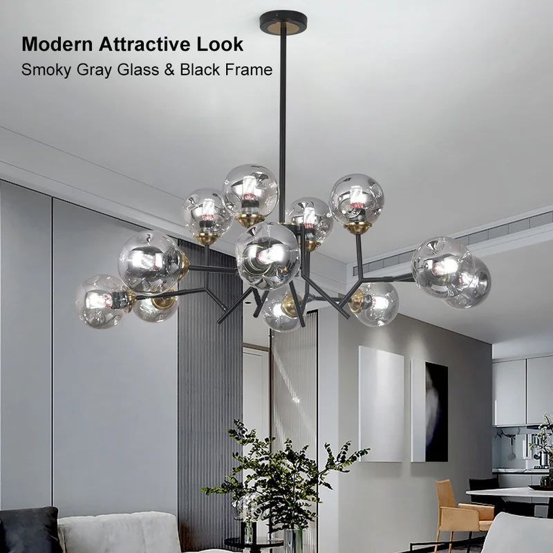 Valentina Modern Nordic Pendant Light Metal Glass Bedroom Living Room Dining Room