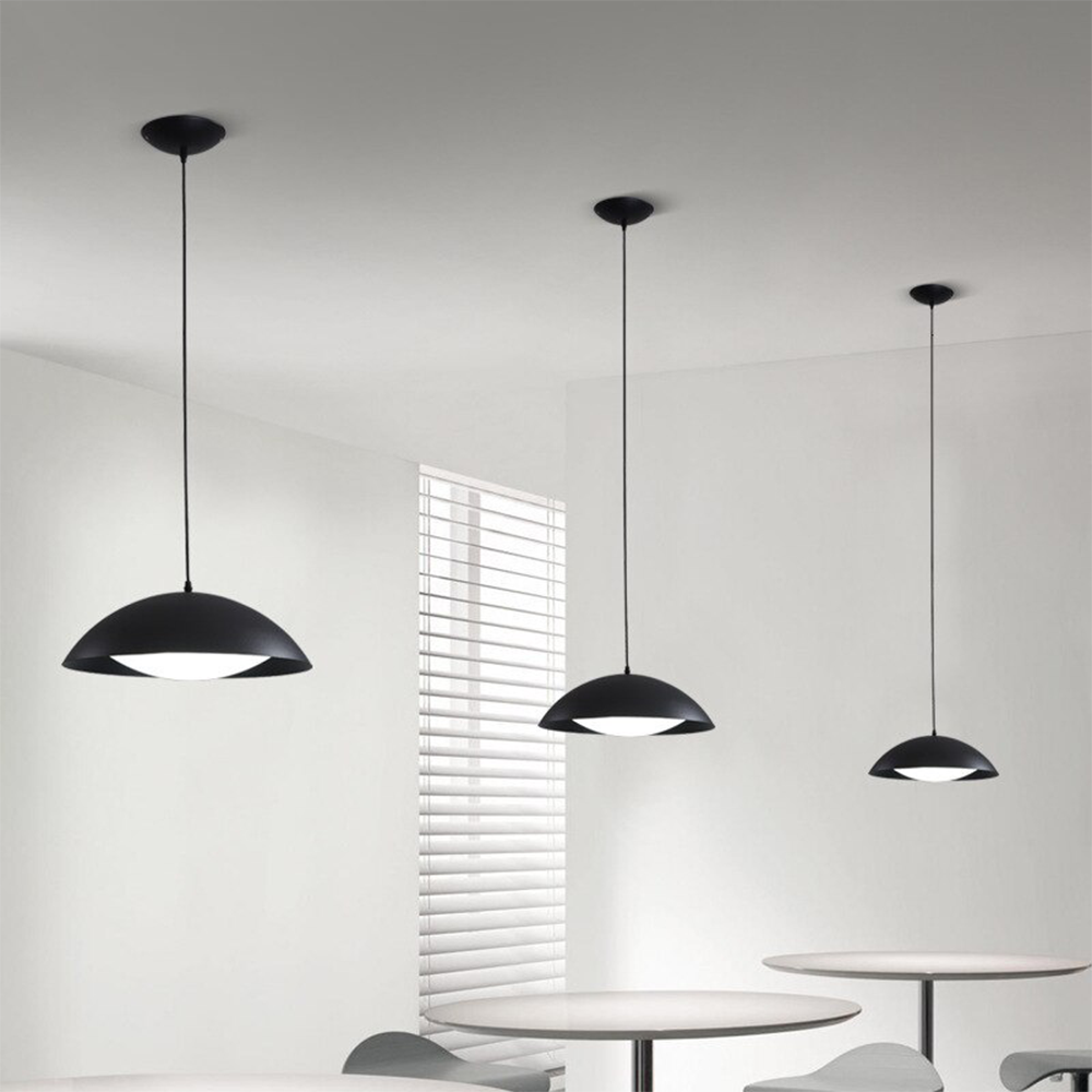 Hailie Modern Minimalist Pendant Light Metal Dining Room