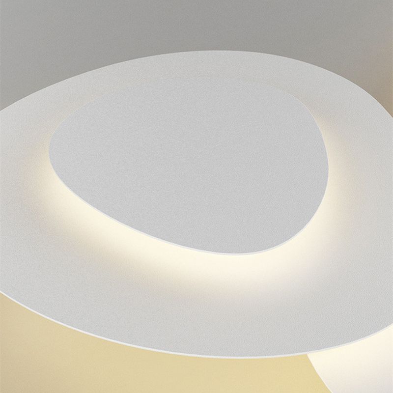 Valentina Modern Metal LED White Flush Mount Ceiling Light Bedroom