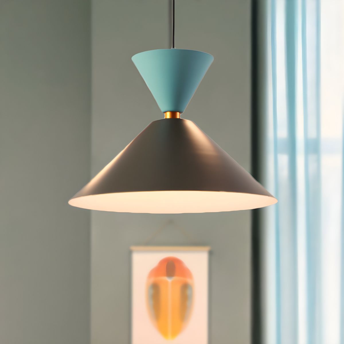 Morandi Modern Dome Art Deco Pendant Light