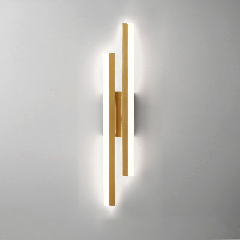 Alana Minimalist Geometric Wall Lamp Acrylic Metal