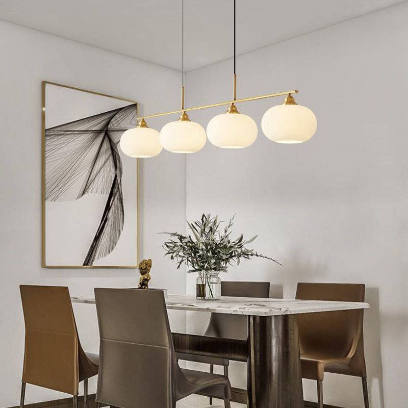 Hailie Modern Nordic Simple Pendant Light, Black/Gold