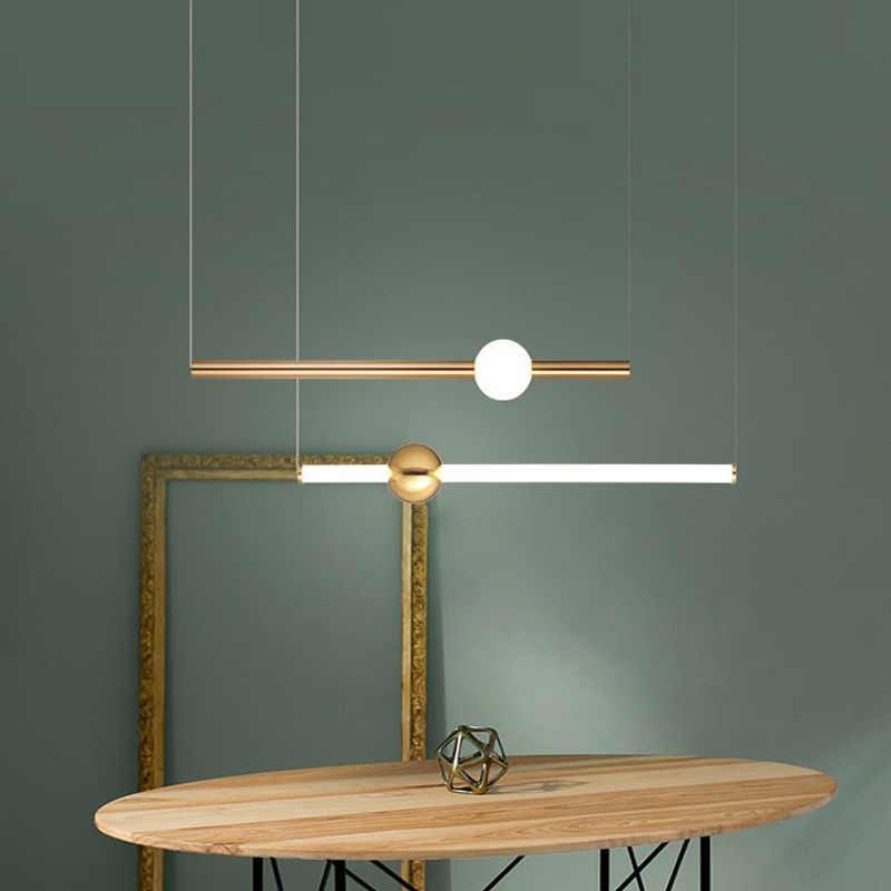 Edge Modern Linear Metal Pendant Light