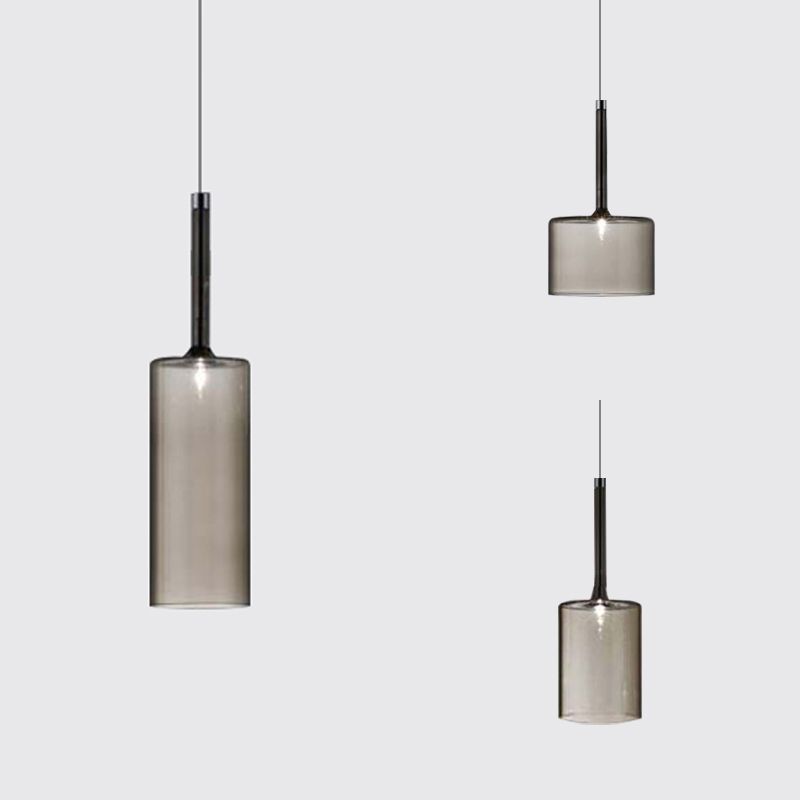 Hailie Minimalist Modern Glass LED Pendant Light 3 Style