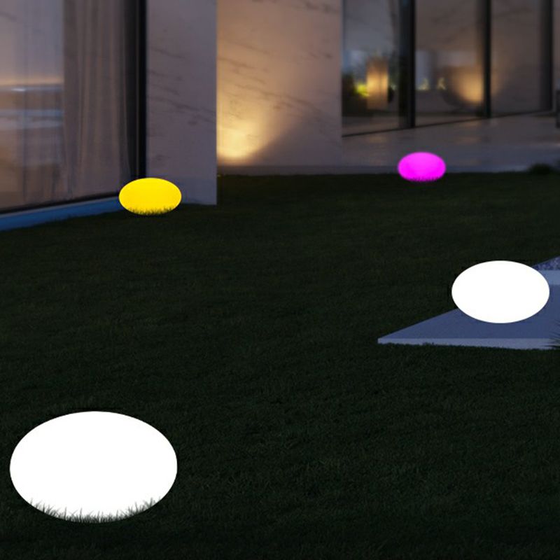 Pena Egg Solar Outdoor Ground Light, 11"/12.5"/14"