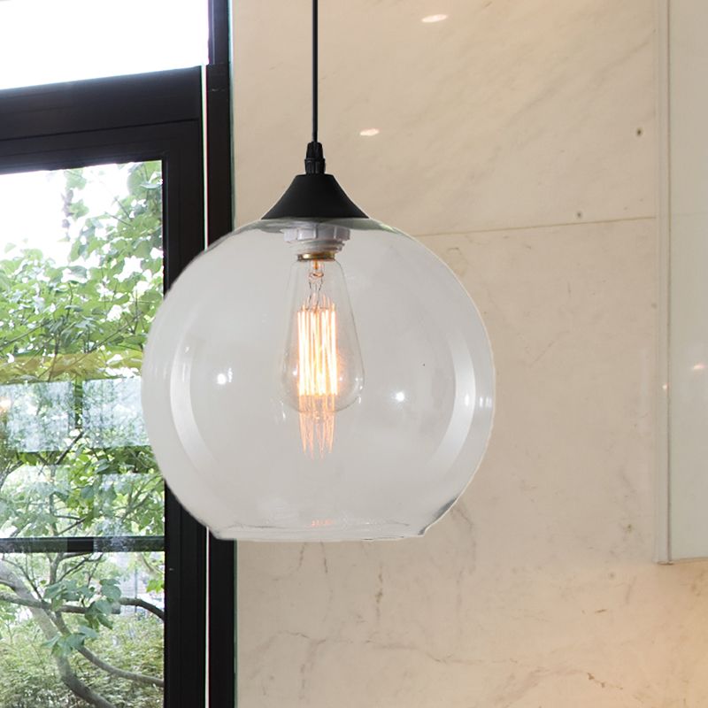 Hailie Modern Glass Globe Colorful Pendant Light