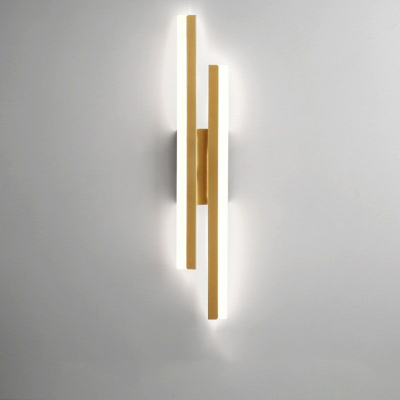 Alana Minimalist Geometric Wall Lamp Acrylic Metal