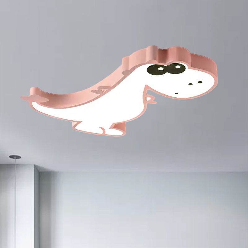 Freja Modern Cute Dragon Acrylic Children Flush Mount Ceiling Light