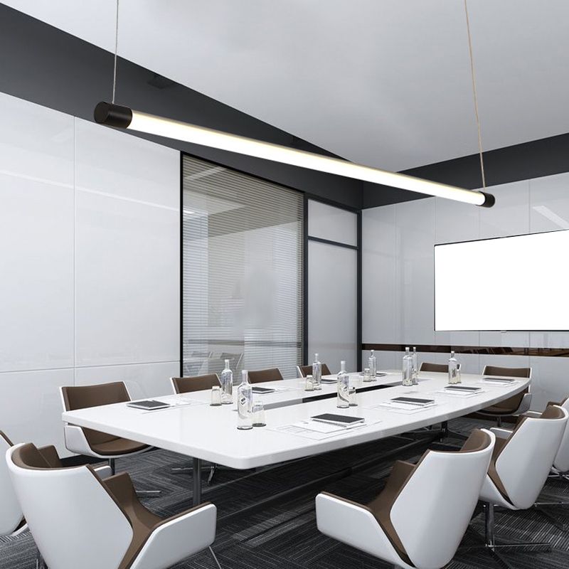 Edge Minimalist Linear Office Pendant Light