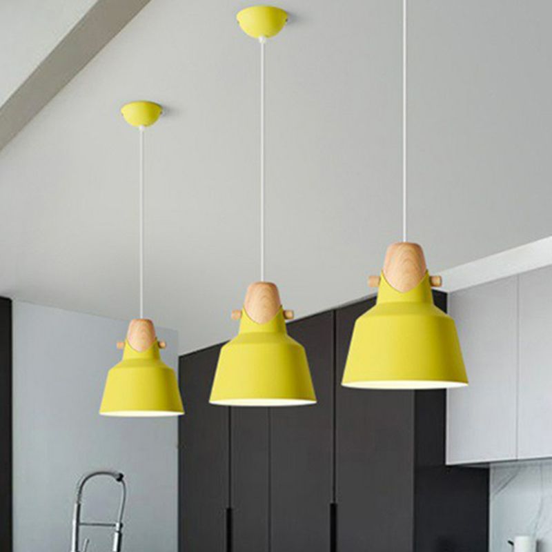 Morandi Nordic Dome Metal Pendant Light Bule