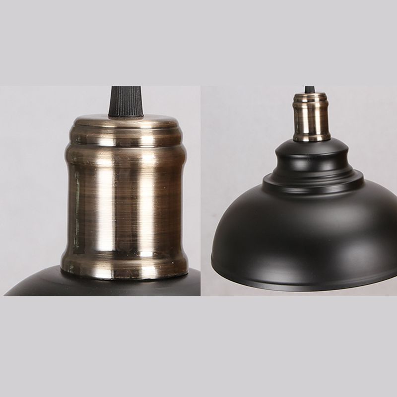 Cooley Pendant Light Dome Industrial Metal Copper