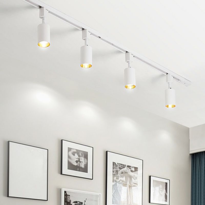 Freja Modern LED Metal Track Spotlight Black/White Living Room