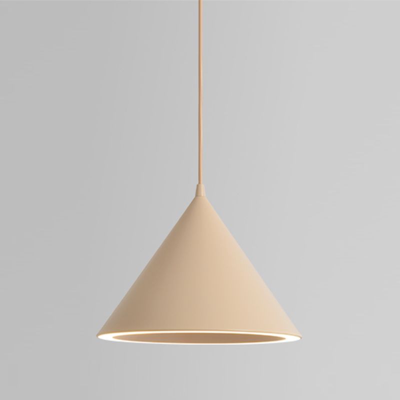 Morandi Funnel-Shape LED Pendant Light for Living Room