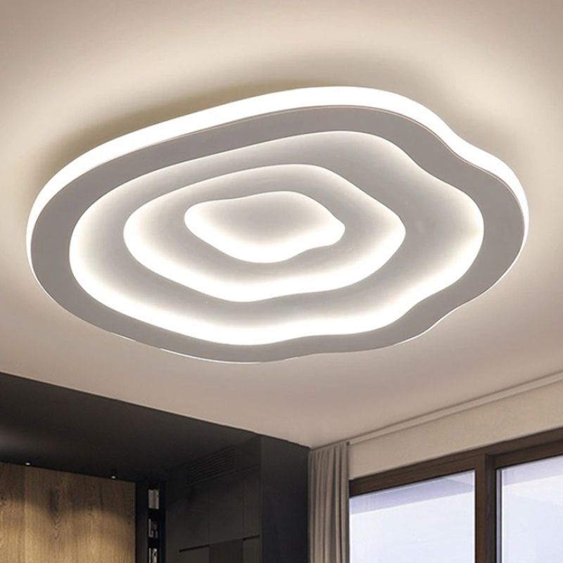 Quinn Ripple Designer Simple Flush Mount Ceiling Light