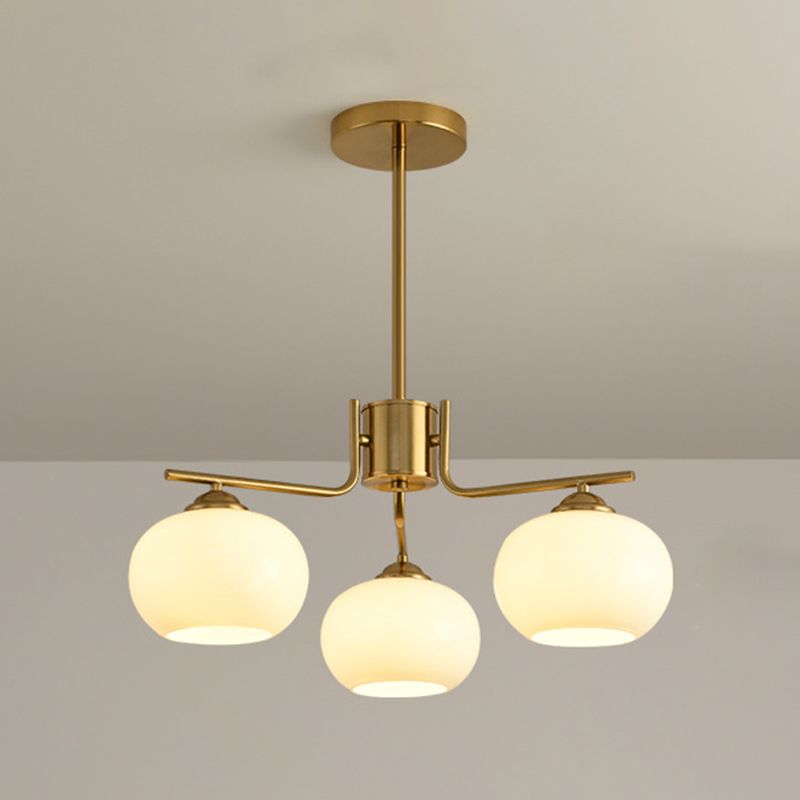 Valentina Pendant Light Semi-Circular Modern, Metal/Glass, Gold/Nickel, Dining Room