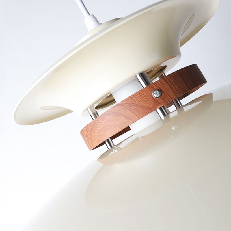 Morandi Unique Designer Metal Pendant Light, White