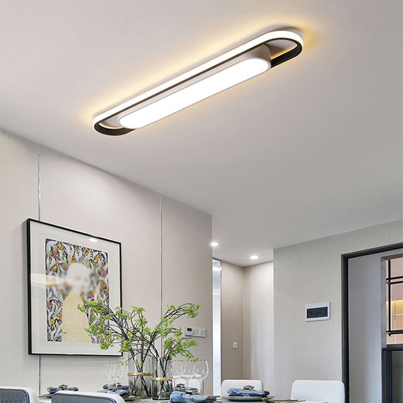 Quinn Modern Dou-Layer Flush Mount LED Ceiling Light