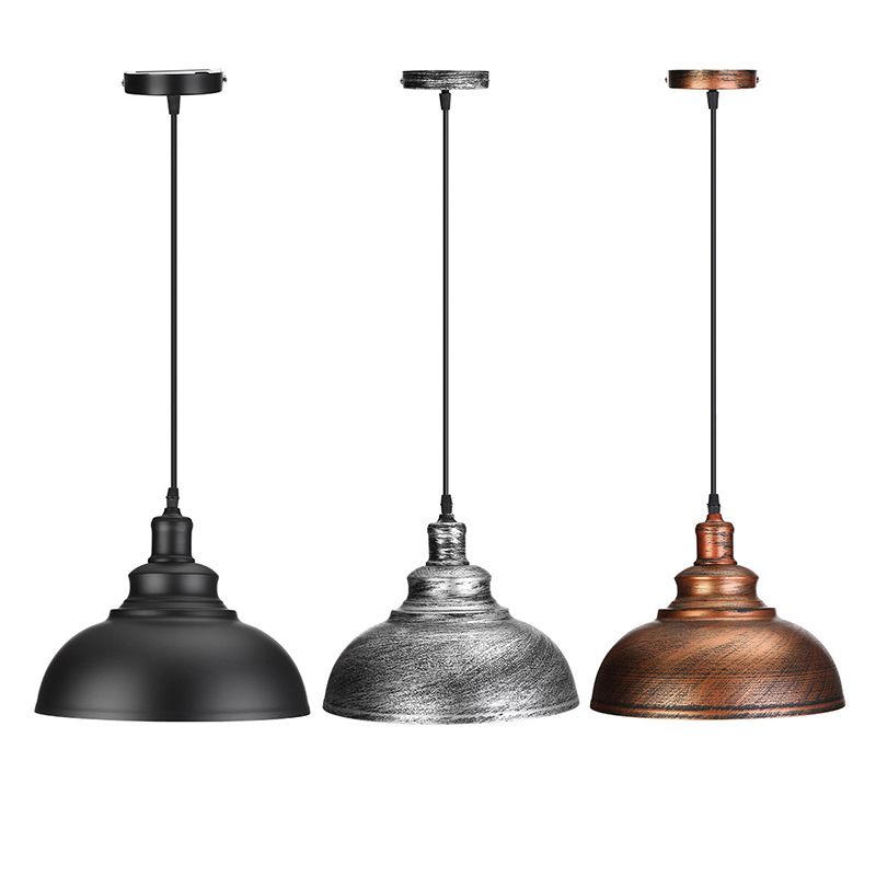Cooley Pendant Light Dome Industrial Metal Copper