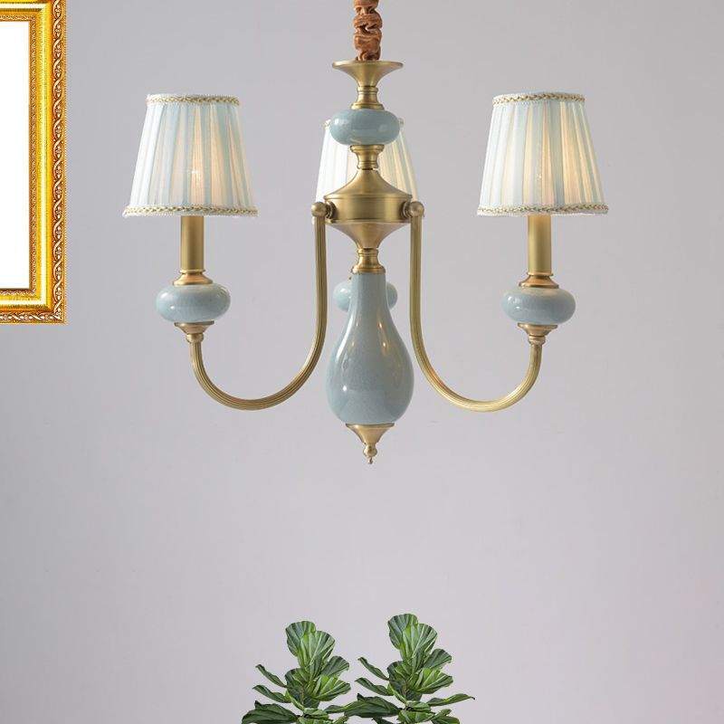 Alessio Retro Elegant Fabric Chandelier