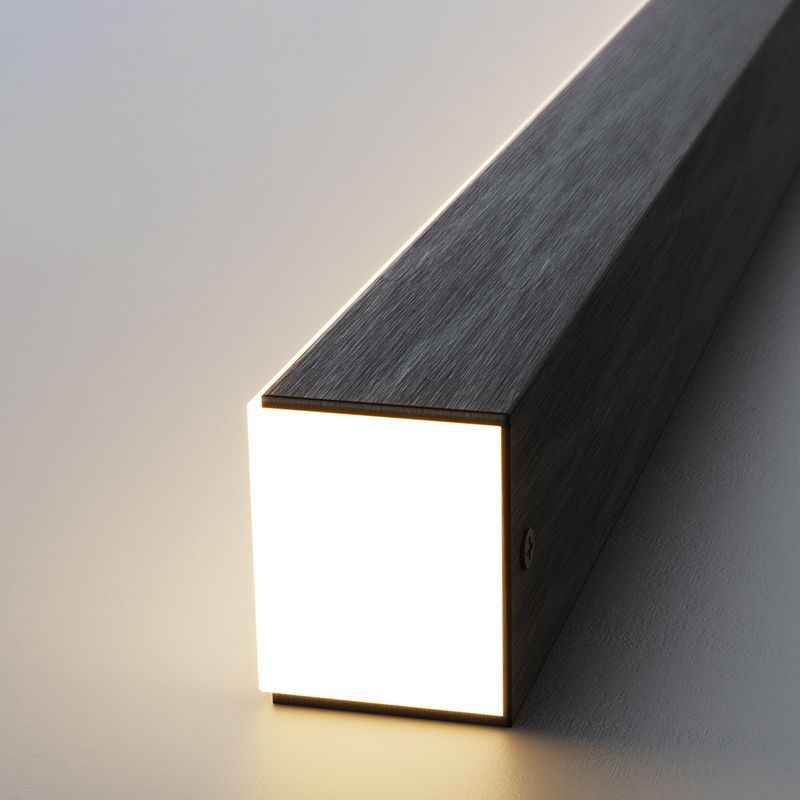 Edge Minimalist Metal Pendant Light White/Black Dining Room